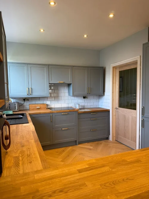 Kitchen units, worktops and flooring installation in Bridgend